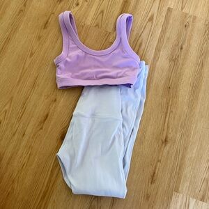 lululemon alo workout set